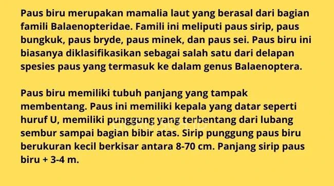 contoh soal teks hasil observasi kelas 7