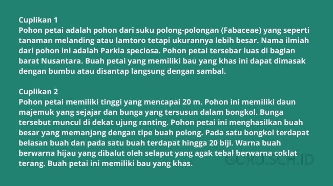 contoh soal teks laporan hasil observasi dan pembahasannya